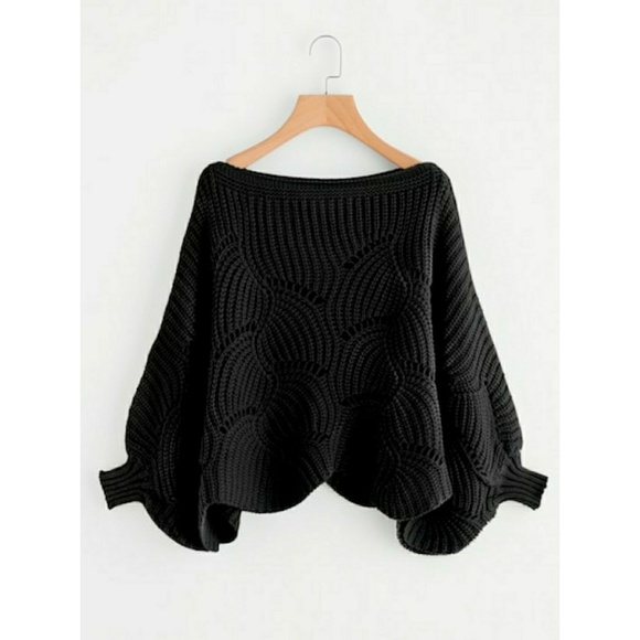 VIVA BOUTIQUE Sweaters - 💥FINAL SALE💥 | Sleeve Scalloped Sweater